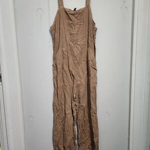 Casual Tan Jumpsuit